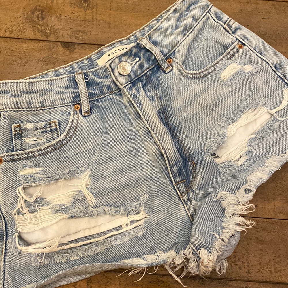 PacSun High Rise Festival Jean Shorts
